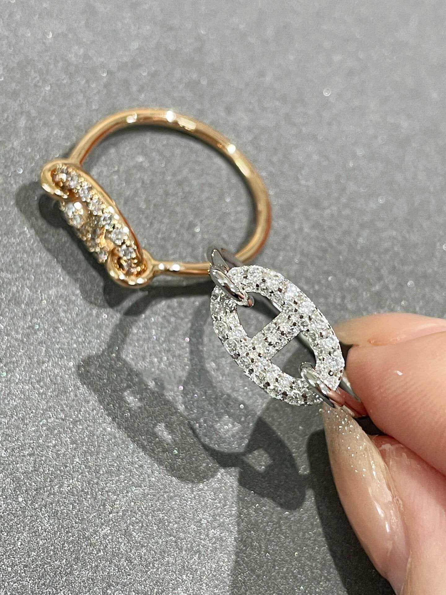 [AuraEcho Jewelry]RONDE SMALL DIAMOND RING