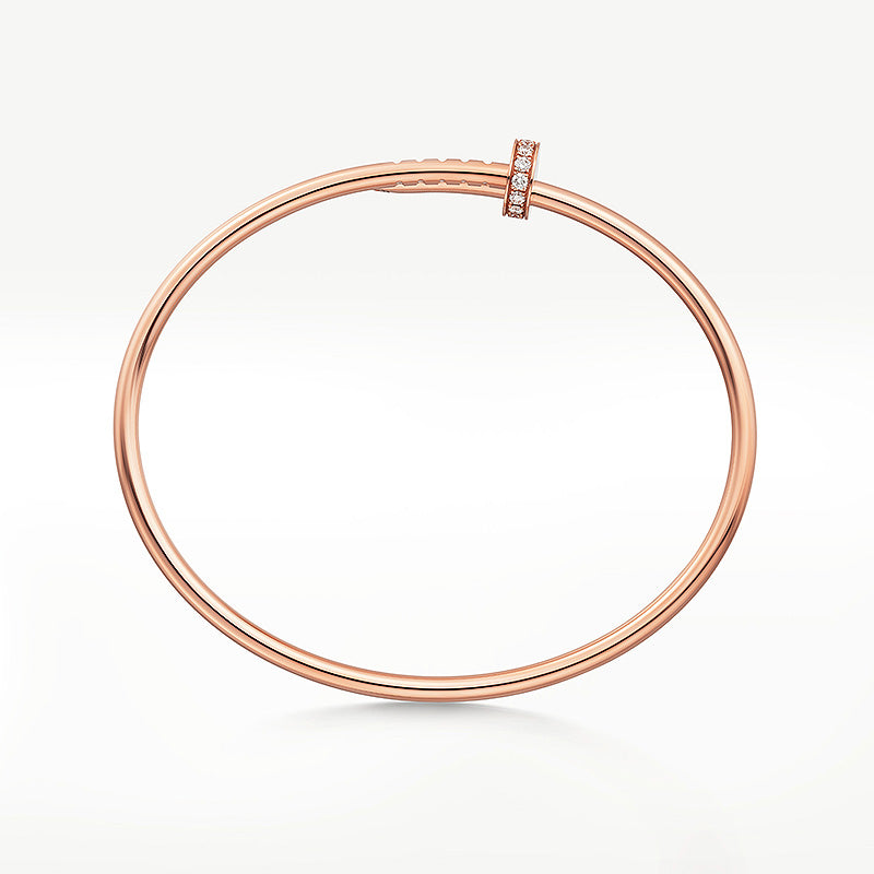 [AuraEcho Jewelry]JUSTE BRACELET 2.5MM DIAMONDS