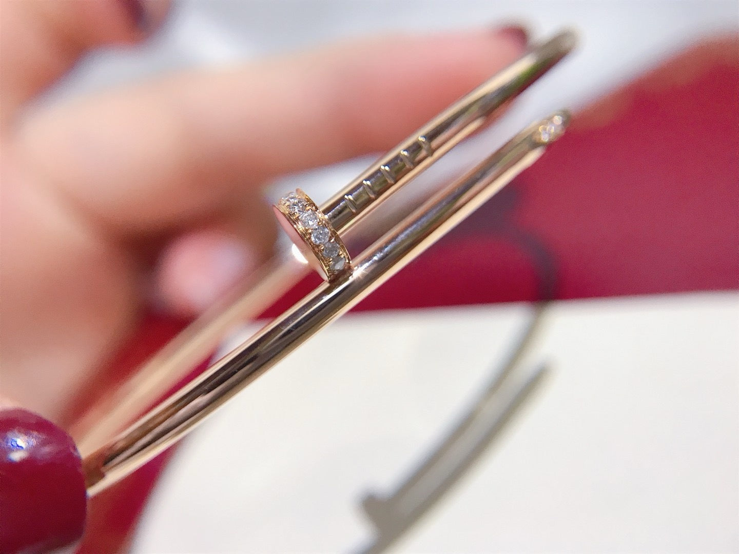 [AuraEcho Jewelry]JUSTE BRACELET 2.5MM DIAMONDS