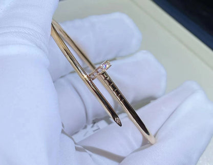 [AuraEcho Jewelry]JUSTE BRACELET 2.5MM DIAMONDS