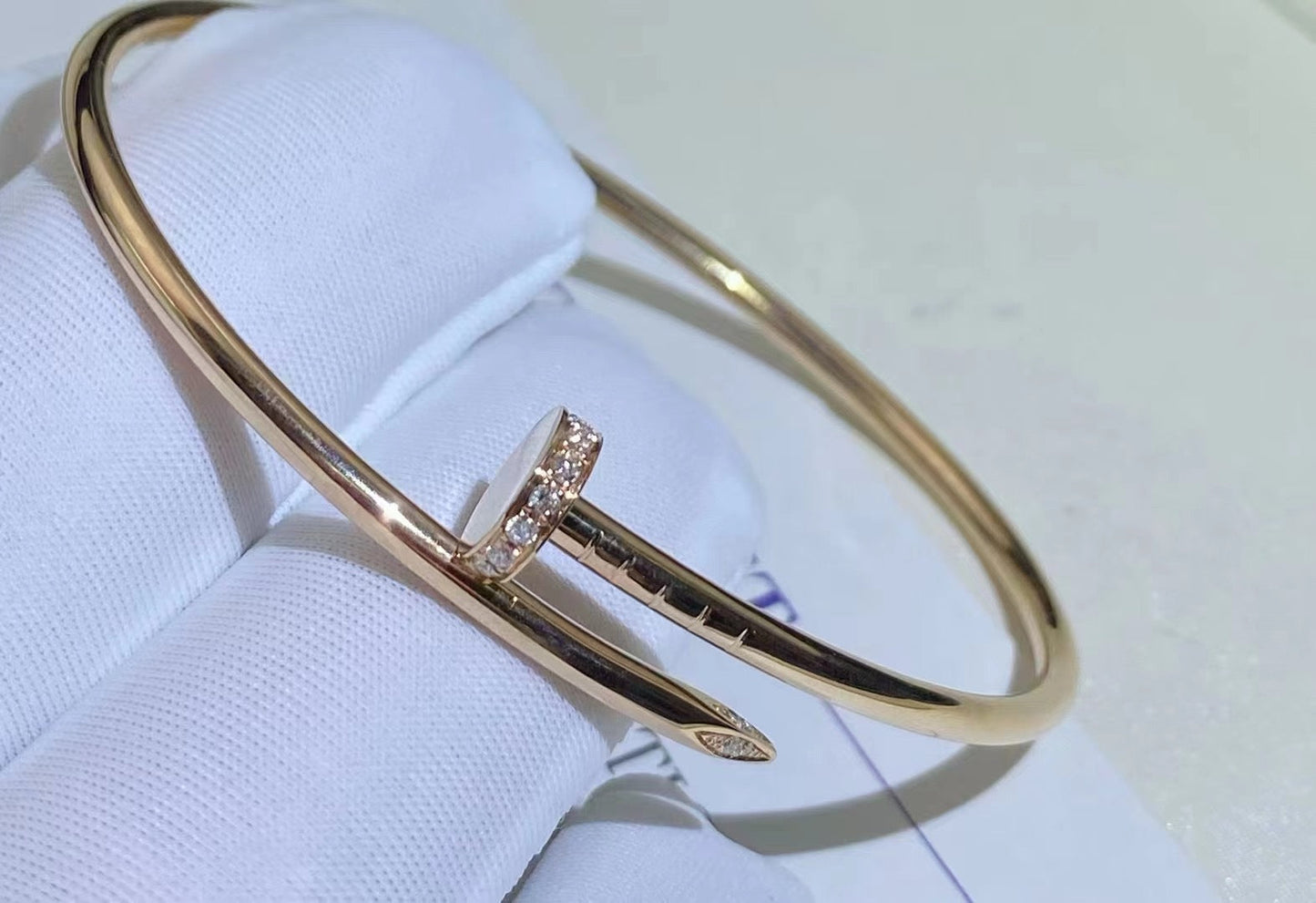 [AuraEcho Jewelry]JUSTE BRACELET 2.5MM DIAMONDS
