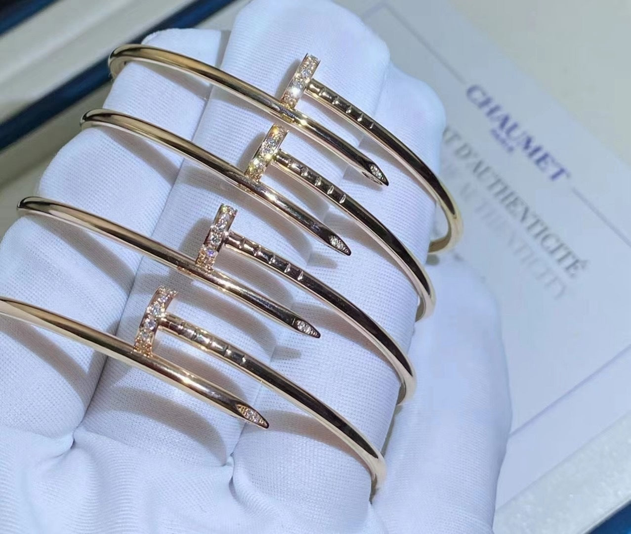 [AuraEcho Jewelry]JUSTE BRACELET 2.5MM DIAMONDS