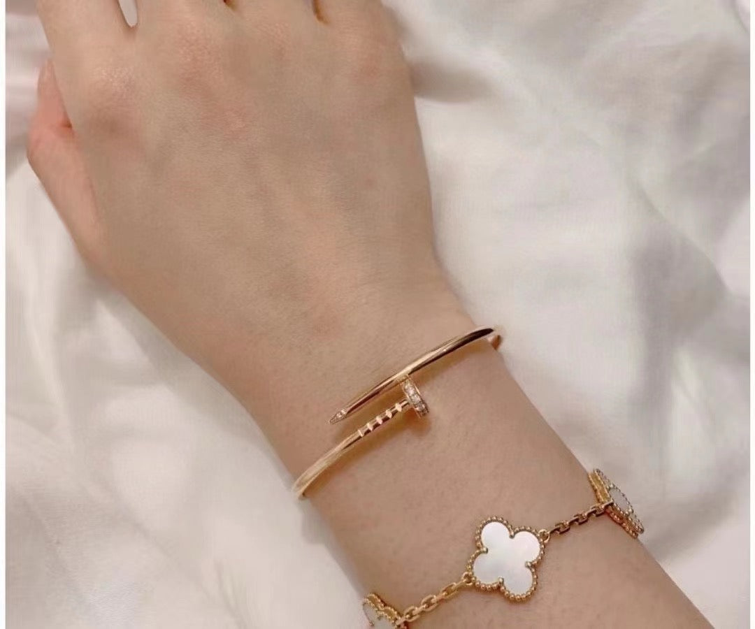 [AuraEcho Jewelry]JUSTE BRACELET 2.5MM DIAMONDS