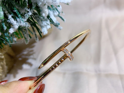 [AuraEcho Jewelry]JUSTE BRACELET 2.5MM DIAMONDS