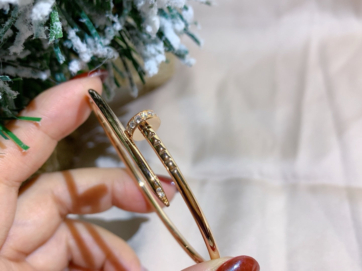 [AuraEcho Jewelry]JUSTE BRACELET 2.5MM DIAMONDS