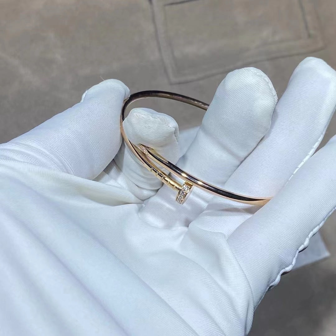 [AuraEcho Jewelry]JUSTE BRACELET 2.5MM DIAMONDS