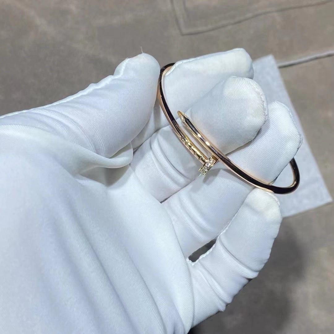 [AuraEcho Jewelry]JUSTE BRACELET 2.5MM DIAMONDS