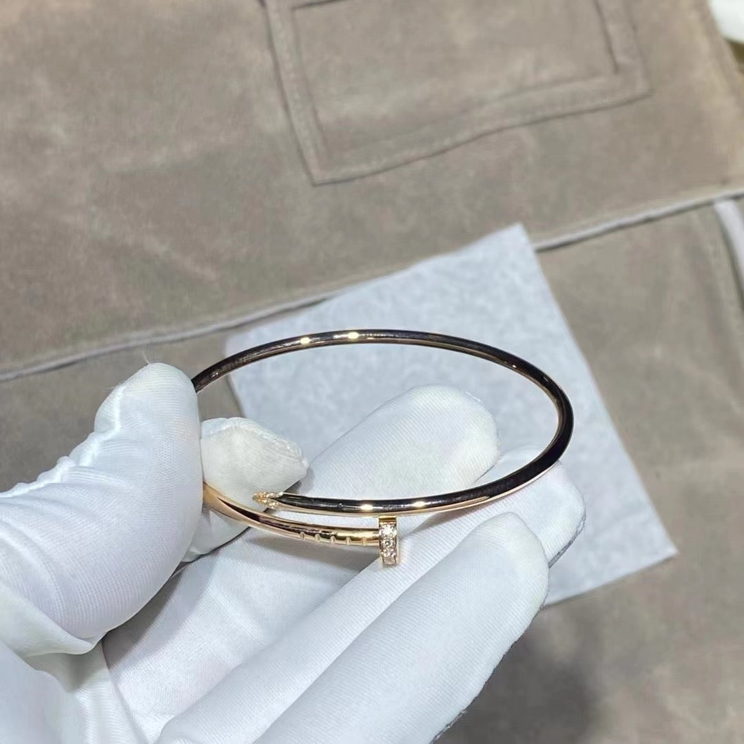 [AuraEcho Jewelry]JUSTE BRACELET 2.5MM DIAMONDS
