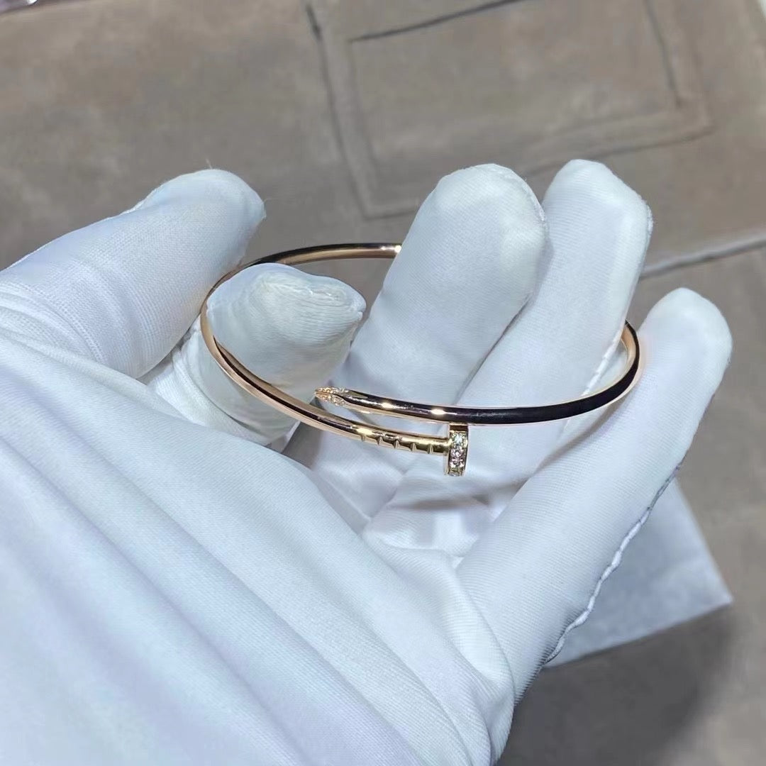 [AuraEcho Jewelry]JUSTE BRACELET 2.5MM DIAMONDS