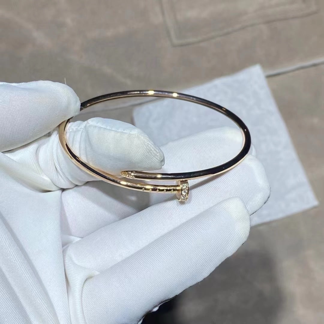 [AuraEcho Jewelry]JUSTE BRACELET 2.5MM DIAMONDS