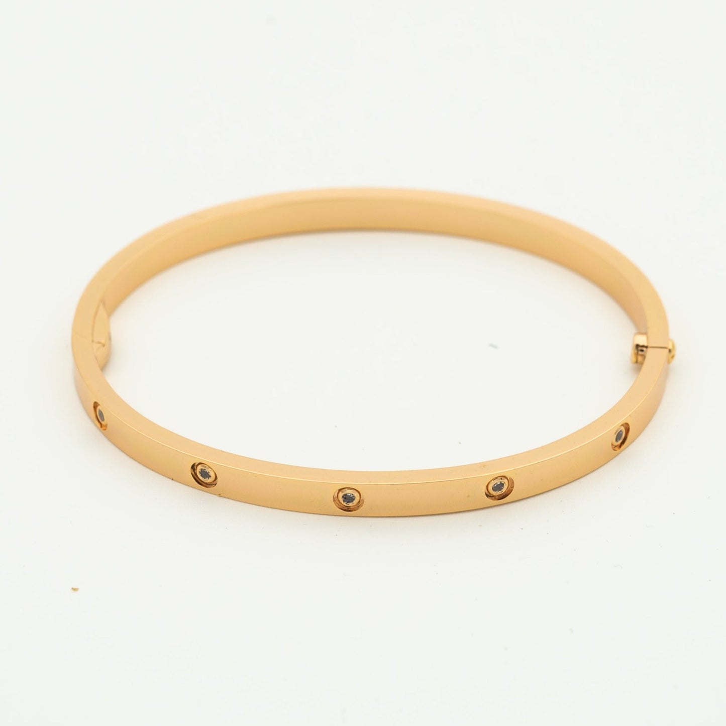 [AuraEcho Jewelry]LOVE BRACELET 3.65MM 10 DIAMONDS