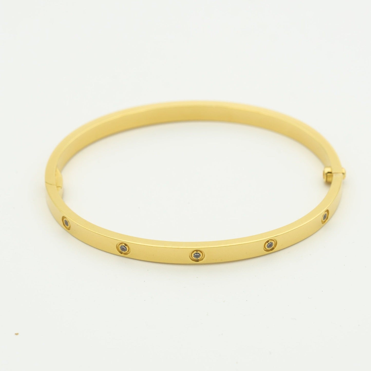 [AuraEcho Jewelry]LOVE BRACELET 3.65MM 10 DIAMONDS
