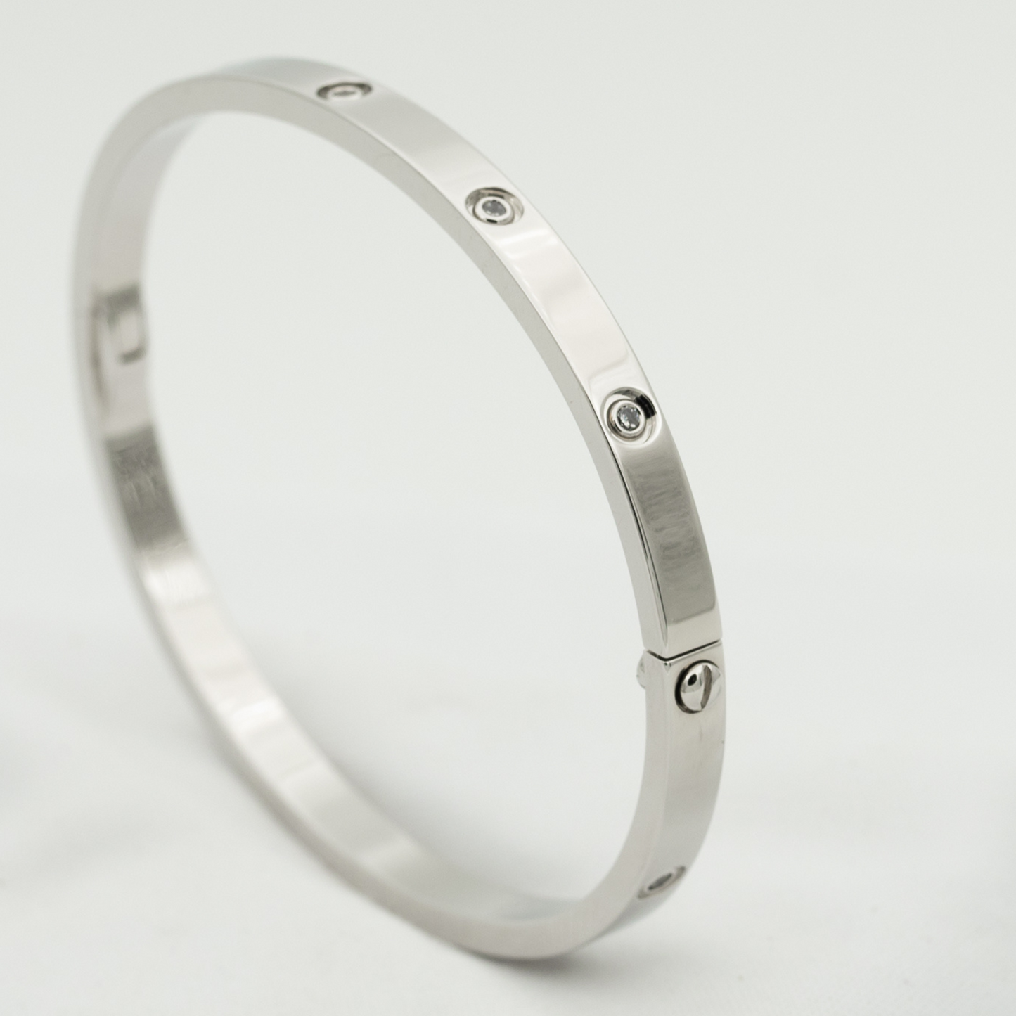 [AuraEcho Jewelry]LOVE BRACELET 3.65MM 10 DIAMONDS