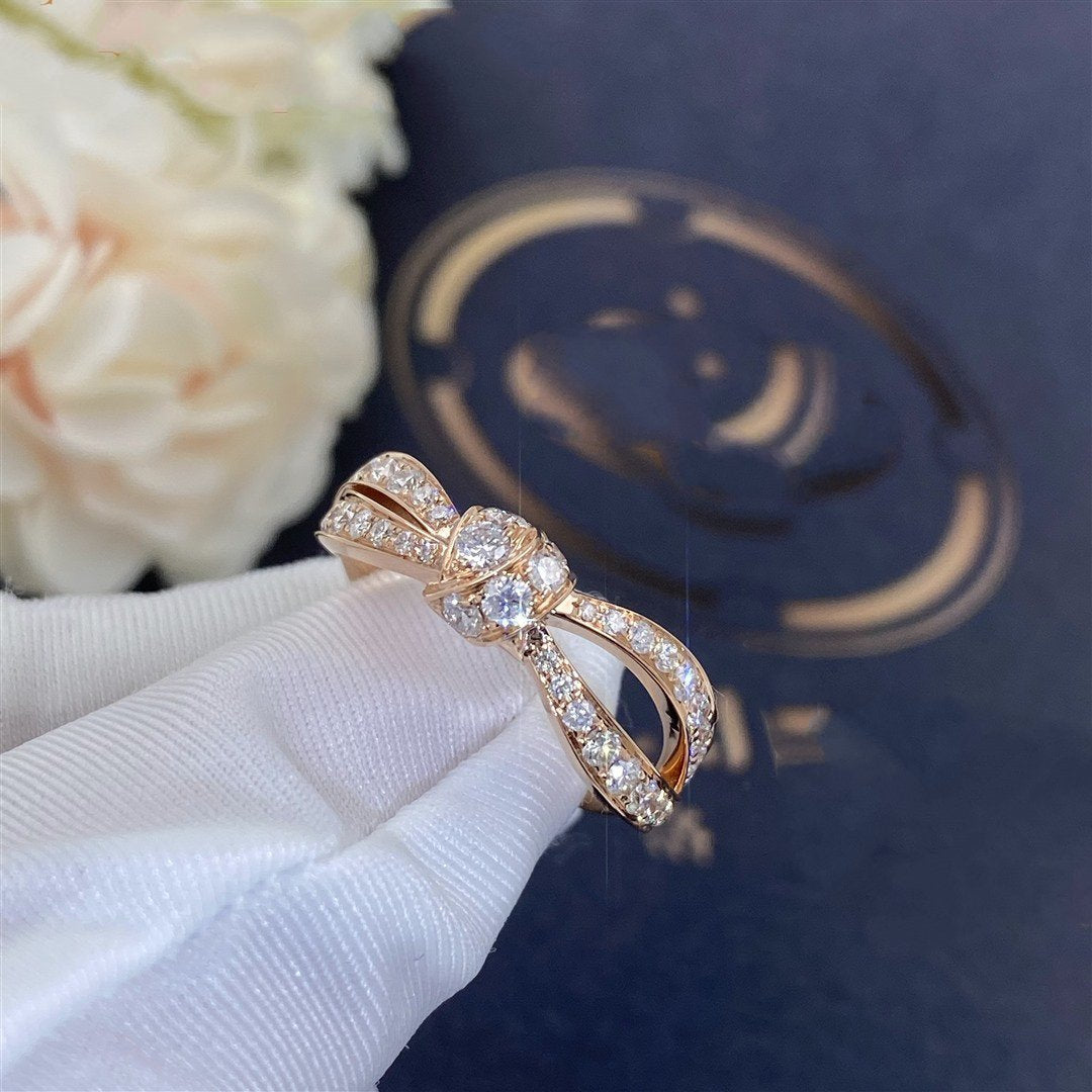 [AuraEcho Jewelry]LIENS PINK GOLD DIAMOND RING