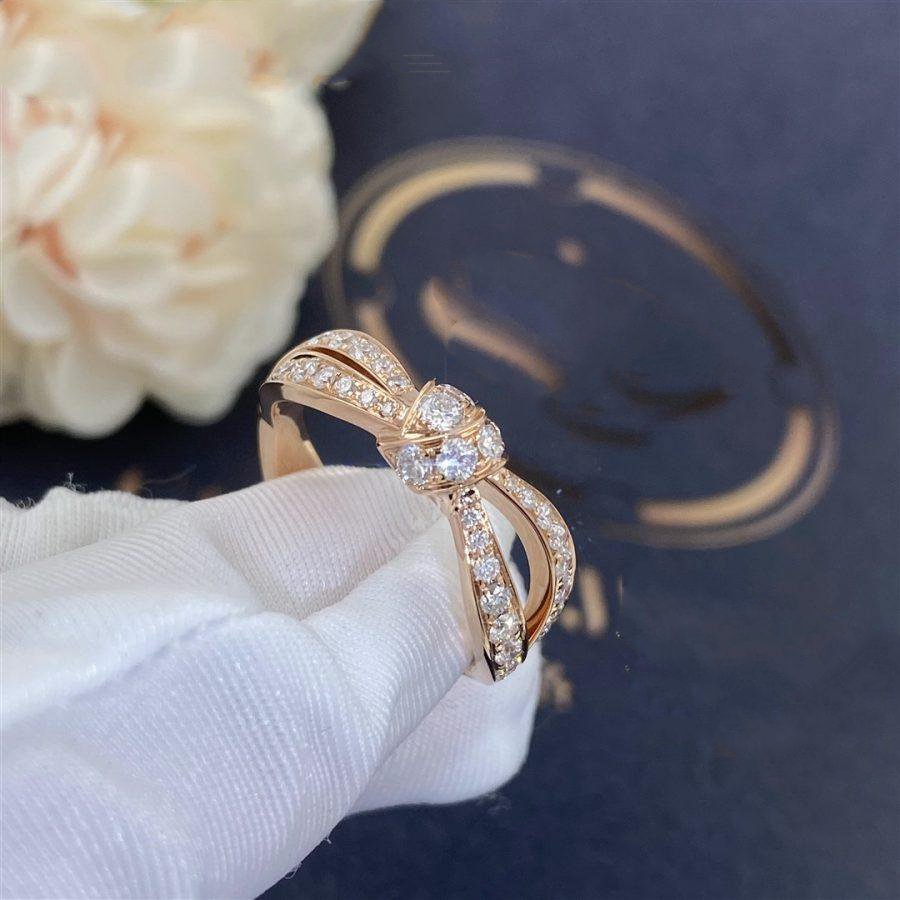 [AuraEcho Jewelry]LIENS PINK GOLD DIAMOND RING