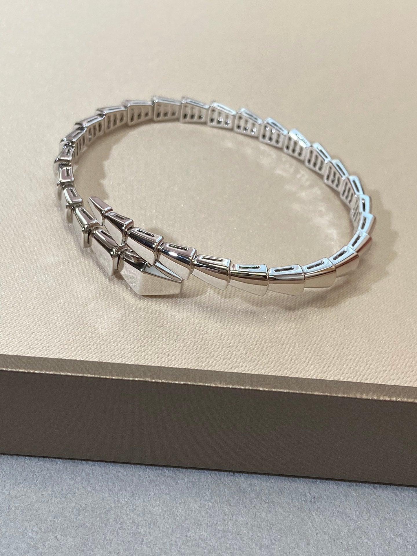 [AuraEcho Jewelry]SERPENTI VIPER SILVER BRACELET